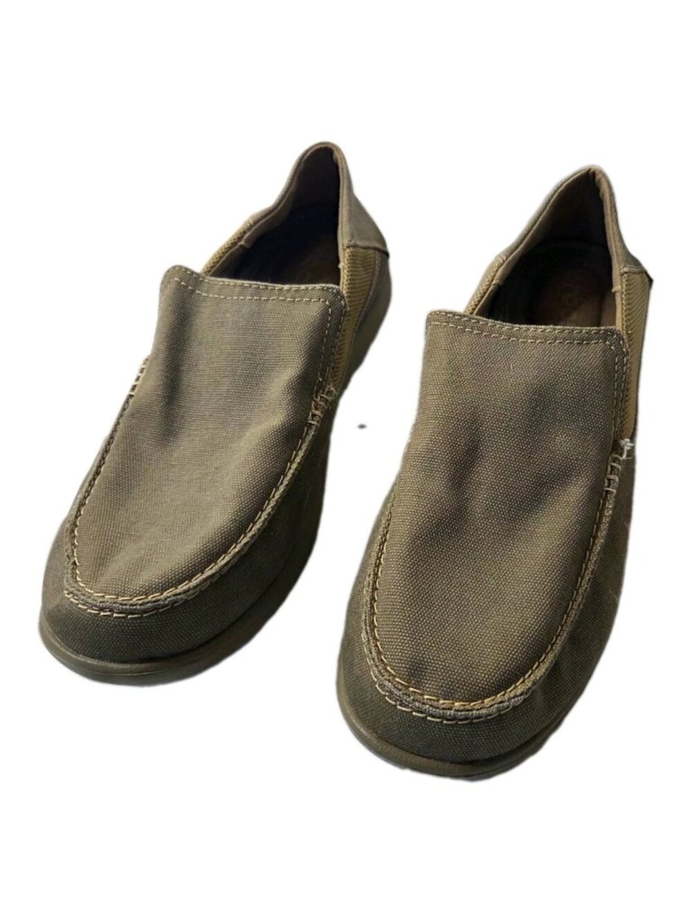 Crocs Santa Cruz Mens US 12 M Canvas Slip-On Casual Loafer Comfort